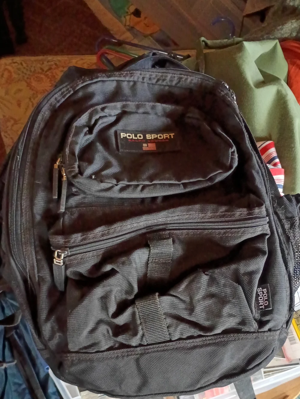 Vintage Polo Sport Backpack Black
